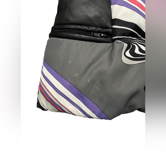 Emilio Pucci Women's Pink and Purple Signature Puffer Jacket vintage - Picture 15 of 15